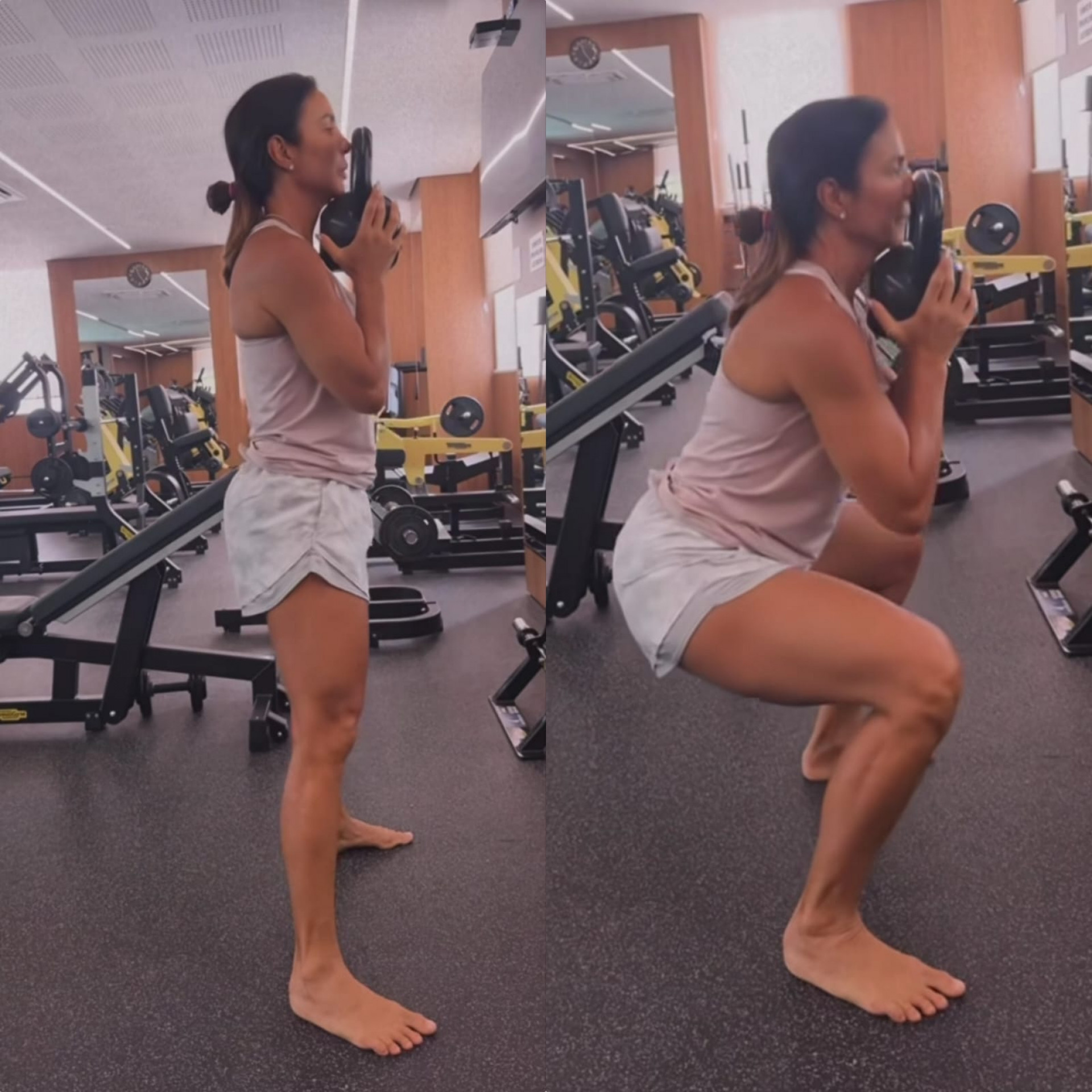 Ivete Sangalo mostra treino e recebe elogios - Reprodução de vídeo / Instagram