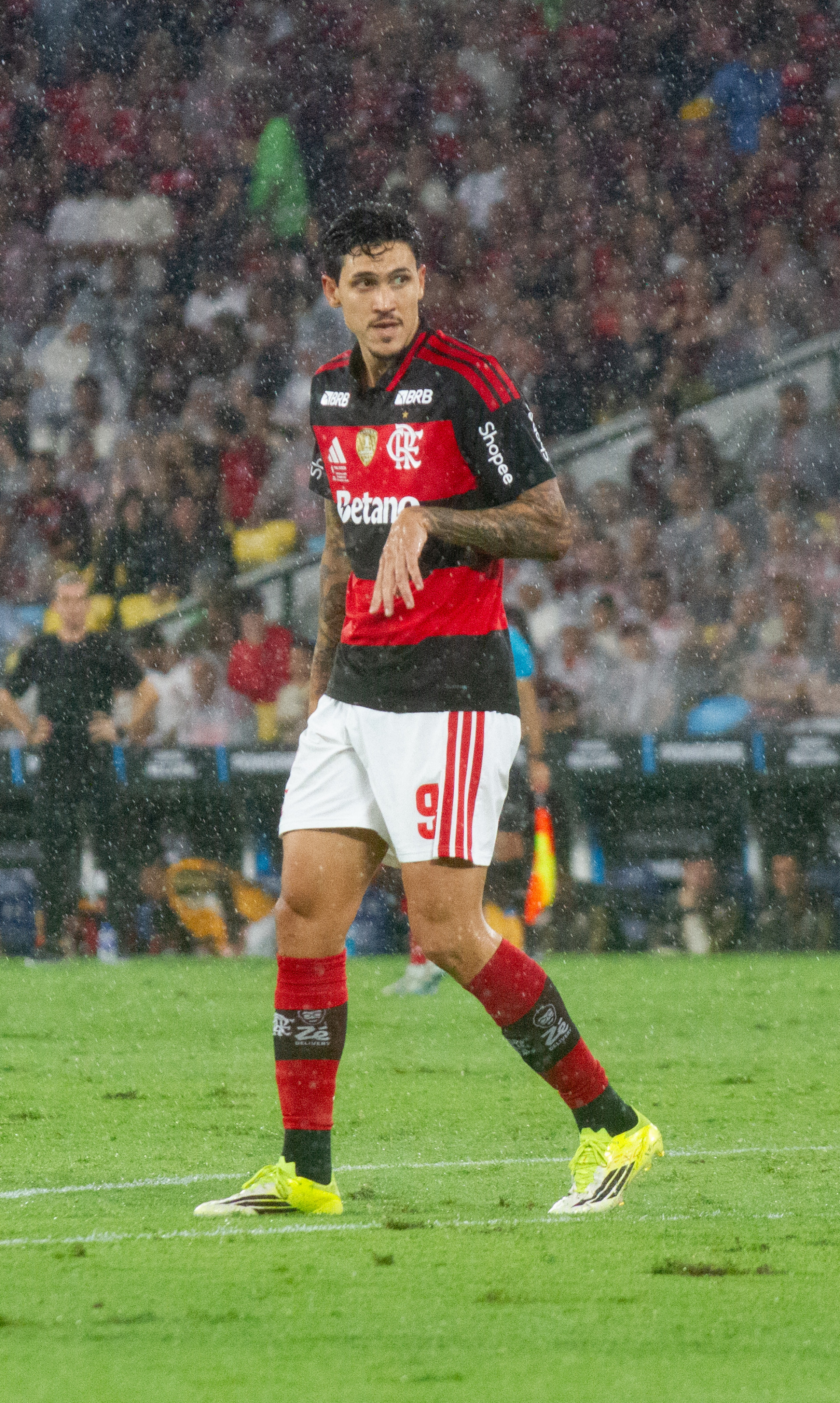 Partida entre Flamengo x Lanús, válida pela final da Recopa Sul-Americana 2026, realizada no Estádio do Maracanã, na zona norte do Rio de Janeiro, na noite desta quinta-feira (26). - Érica Martin 