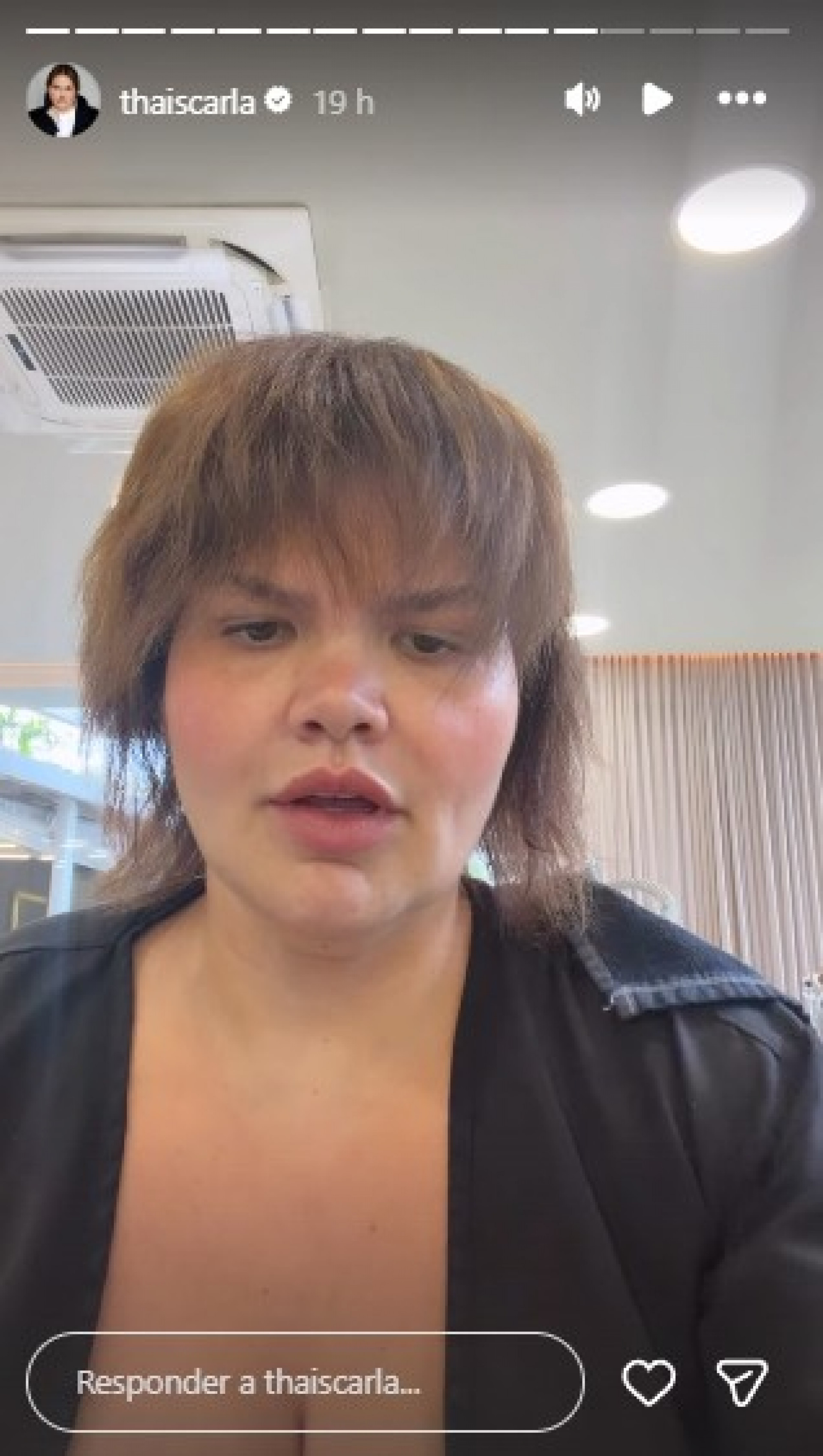 Thais Carla mostra cabelo natural após tirar o mega hair - Reprodução de vídeo / Instagram