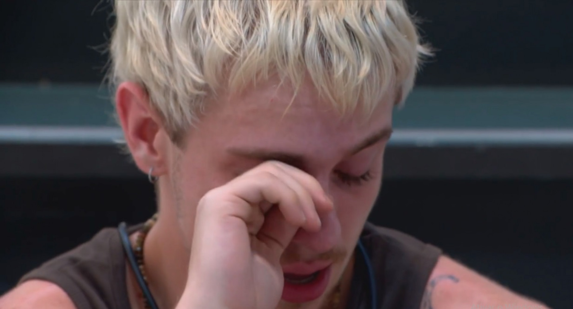 Juliano vai às lágrimas no 'BBB' - Reprodução de vídeo / TV Globo