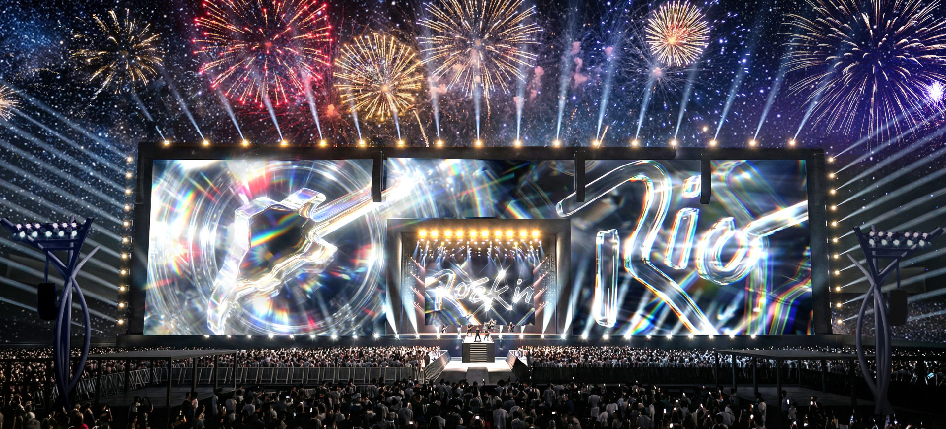 Novo Palco Mundo do Rock in Rio será inteiro de led - Divulgação