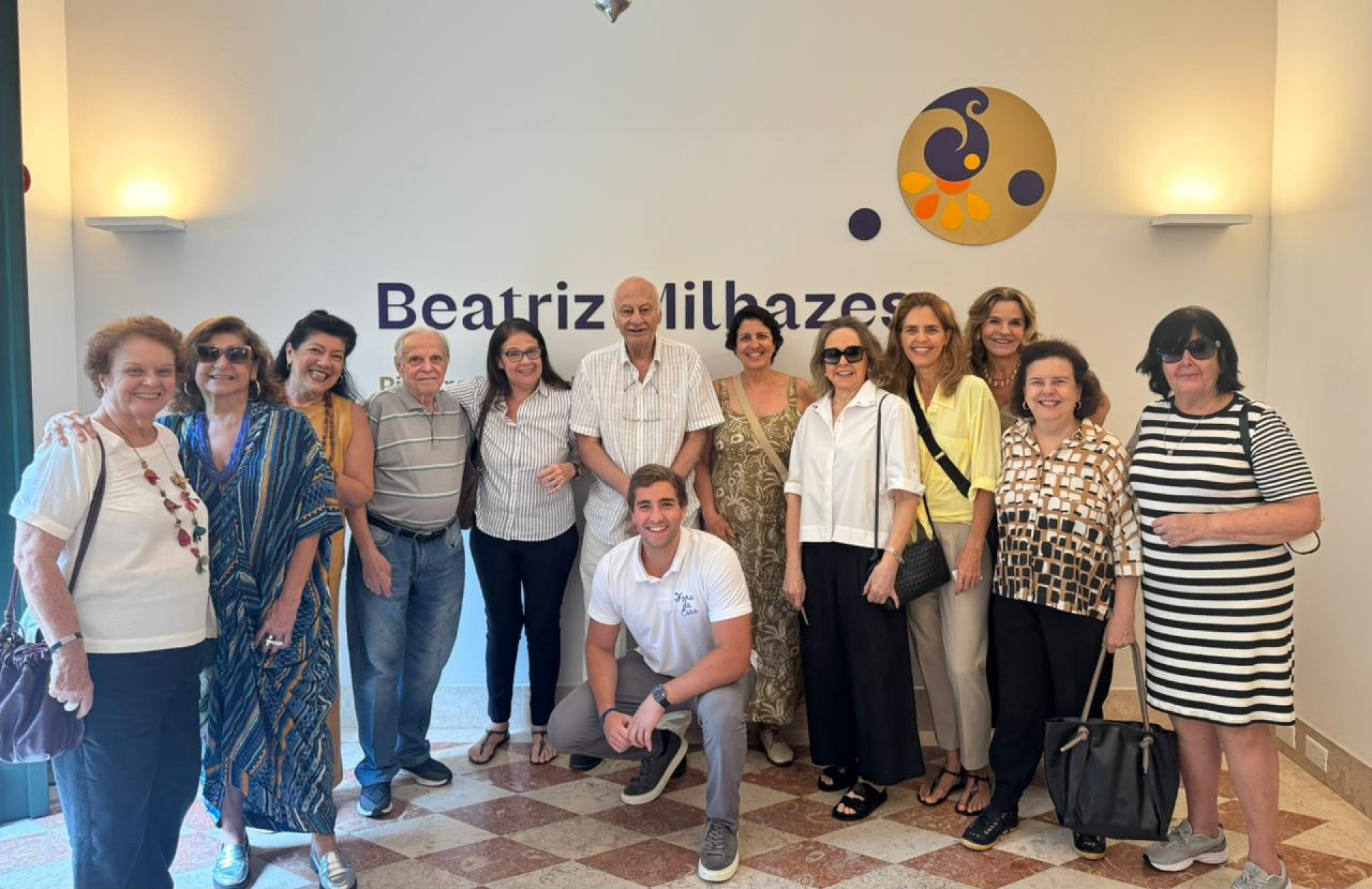 Exposição de Beatriz Milhazes, na Casa Roberto Marinho, foi um dos passeios - Arquivo pessoal