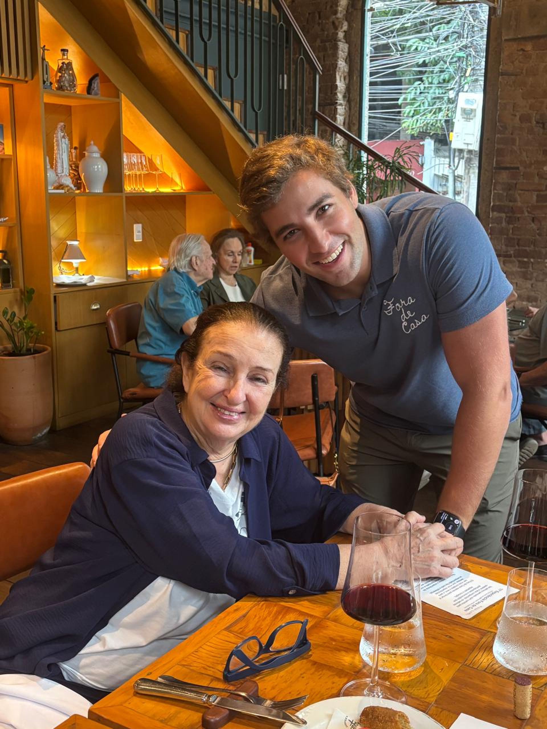 A aposentada Angela Quental vai viajar com uma pessoa do @foradecas4 - Arquivo pessoal