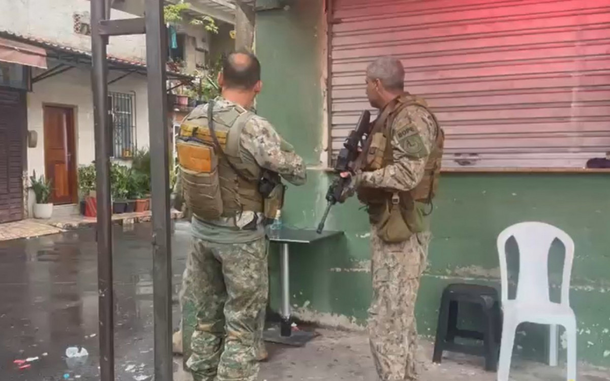 A operação feita pelo Bope terminou sem prisões e apreensões