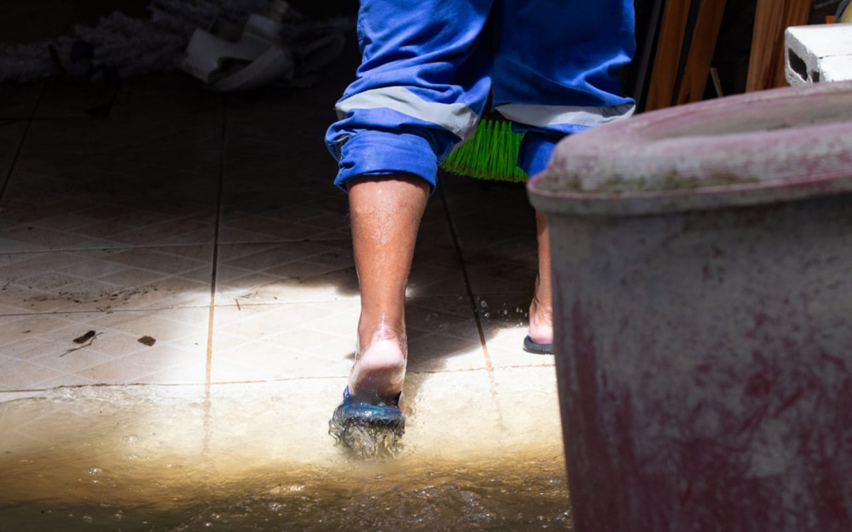 Chuva em Santa Cruz teve acumulado de 94,2 mm e deixou o Lote 2 alagado