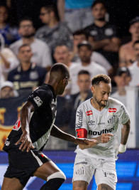 Neymar faz dois gols, Vasco perde para o Santos e está na lanterna do Brasileirão