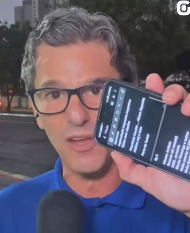 Vídeo: Repórter da TV Gazeta sofre tentativa de roubo ao vivo, mas consegue impedir o delito