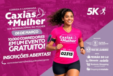 Duque de Caxias realiza caminhada gratuita no Dia da Mulher