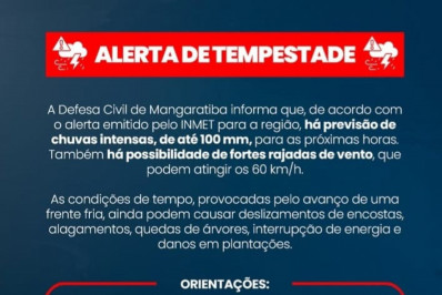 Chuva: Mangaratiba suspende aula na rede pública municipal