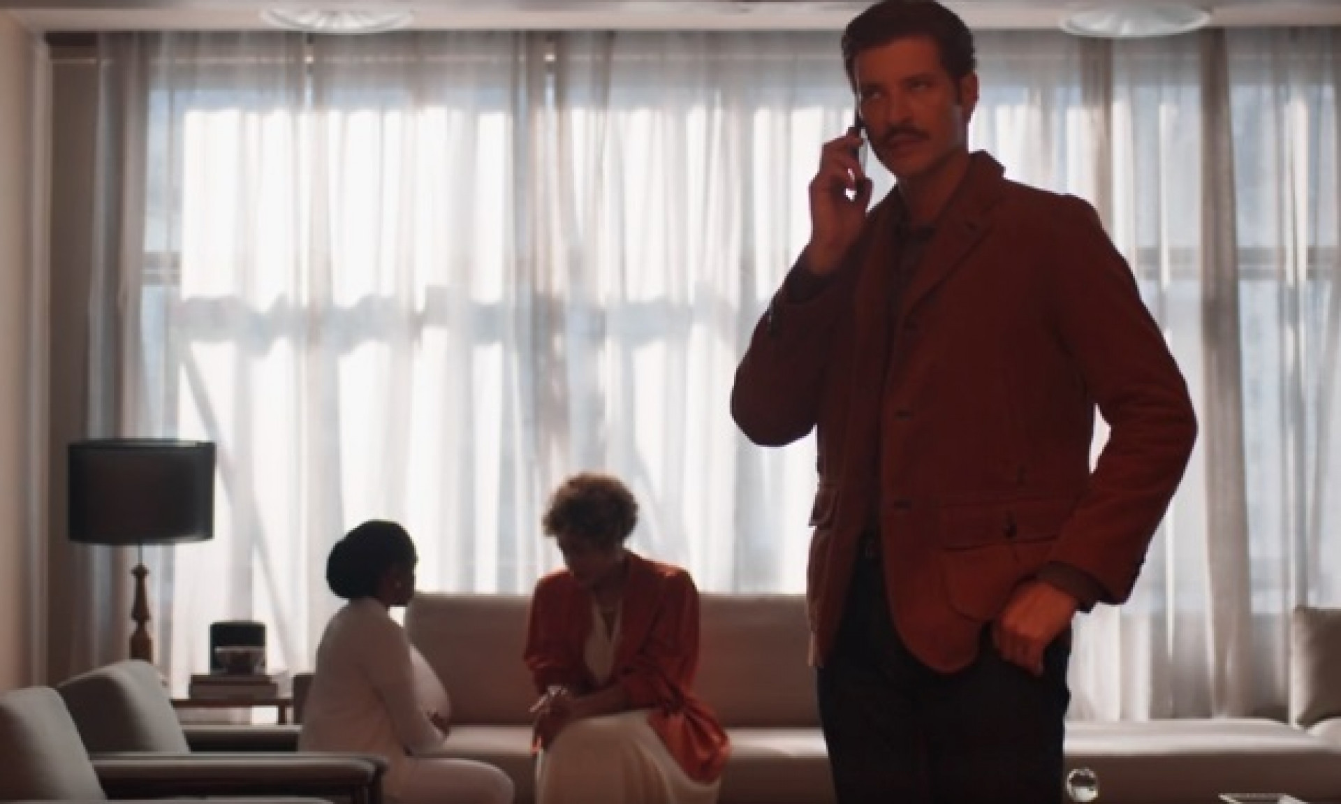 Leandro Lima em cena como Herculano em 'Três Graças' - Reprodução de vídeo / TV Globo