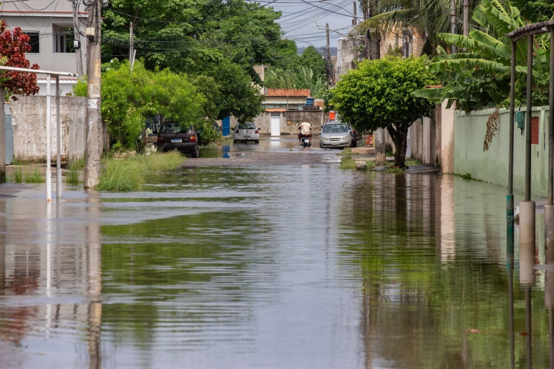 Chuva em Santa Cruz teve acumulado de 94,2 mm e deixou o Lote 2 alagado