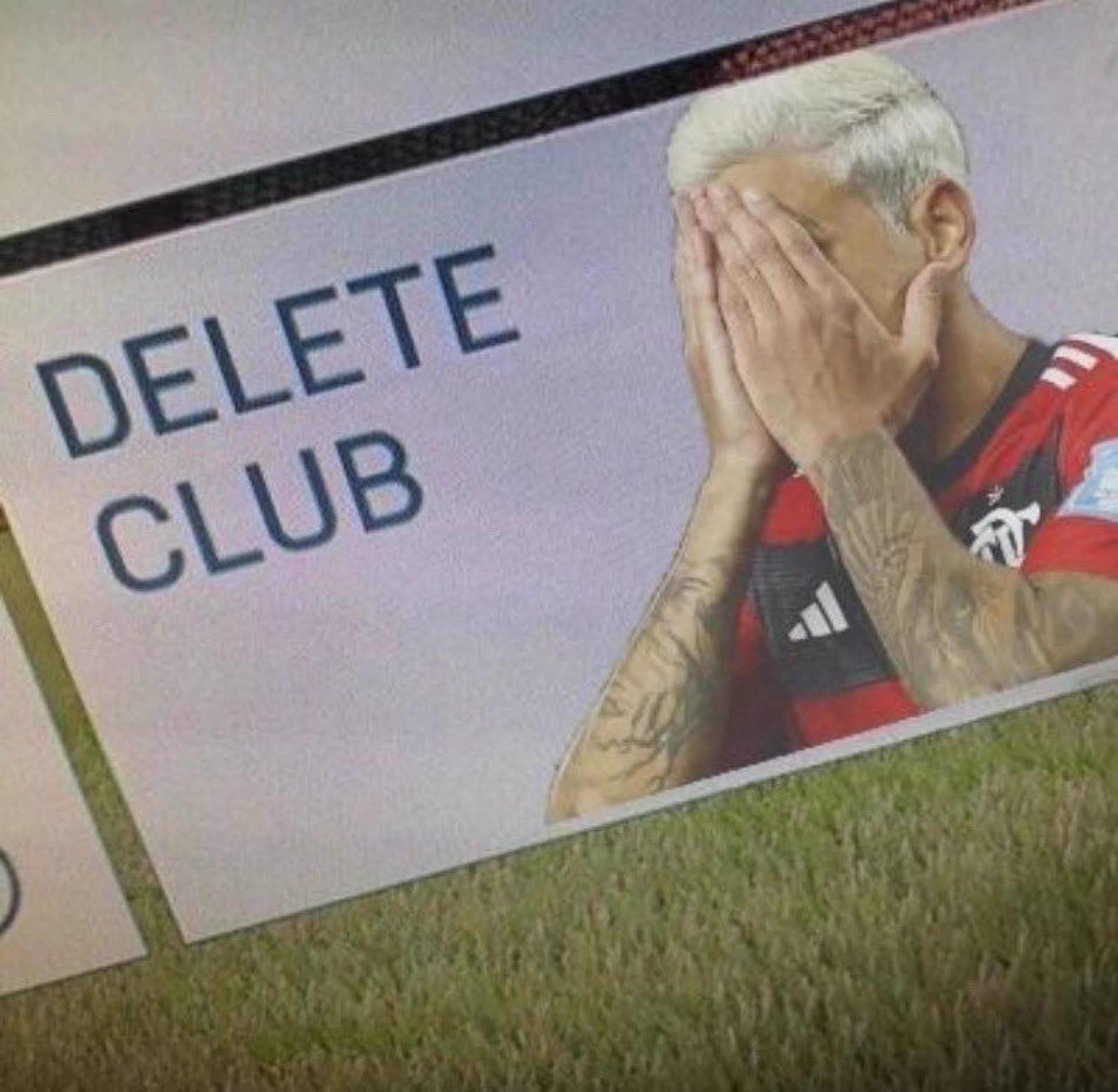 Torcedor do Flamengo se irrita com o time - Reprodução