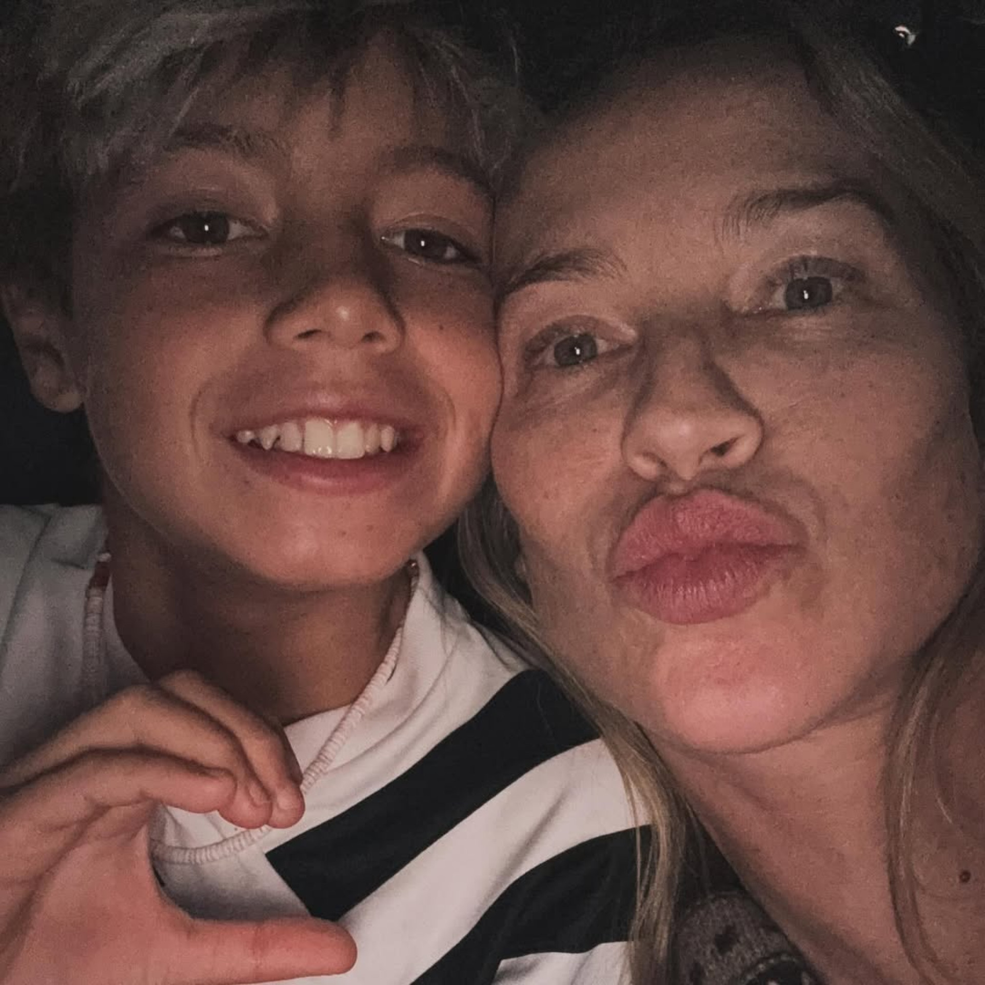 Luana Piovani e o filho Dom  - Reprodução / Instagram