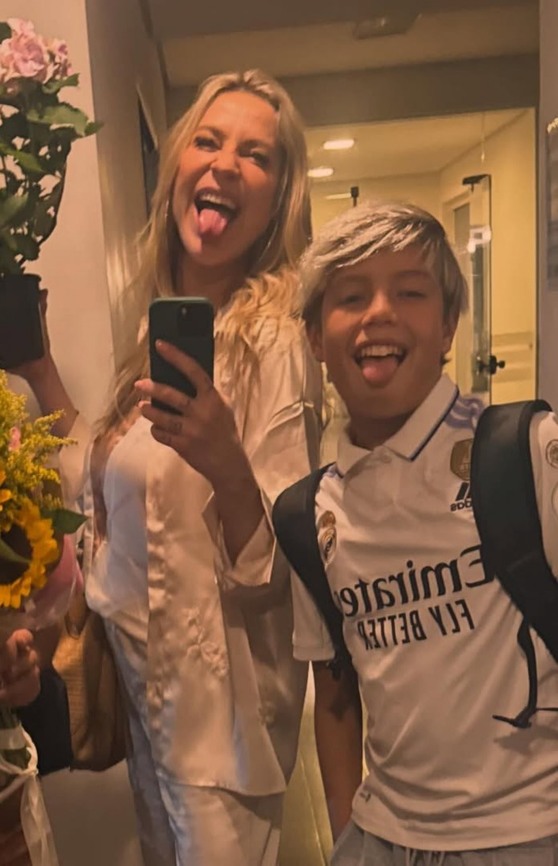 Luana Piovani e o filho Dom  - Reprodução / Instagram