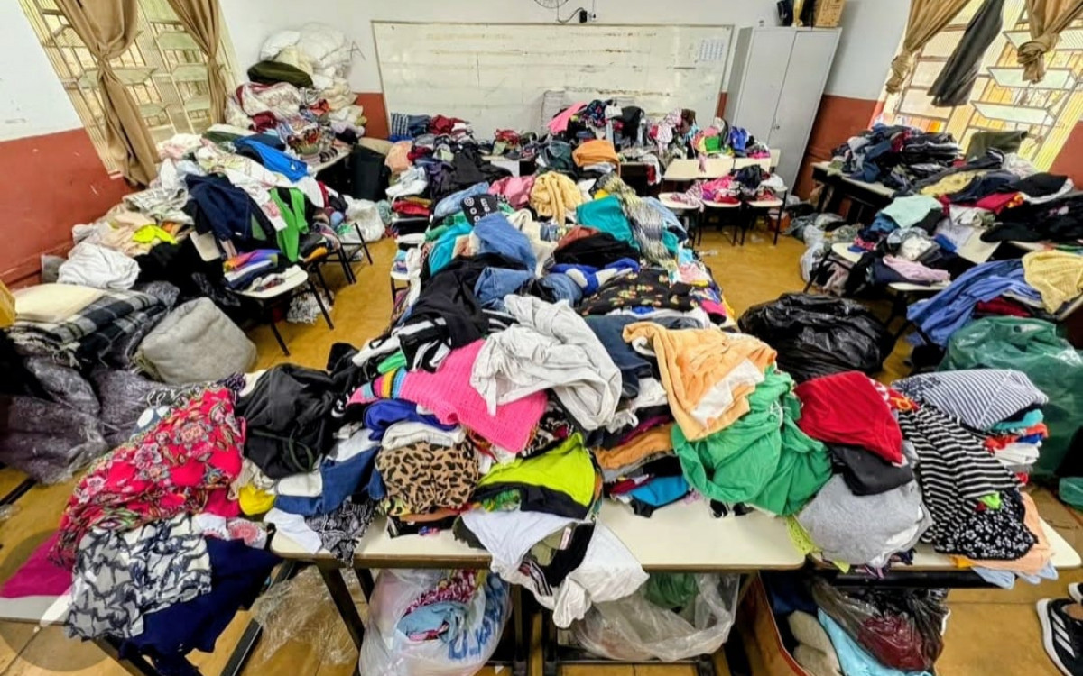 Sala de Aula impactada por cat&aacute;strofes clim&aacute;ticas