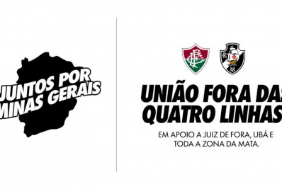 Fluminense e Vasco promovem ações para ajudar vítimas das enchentes em Minas Gerais