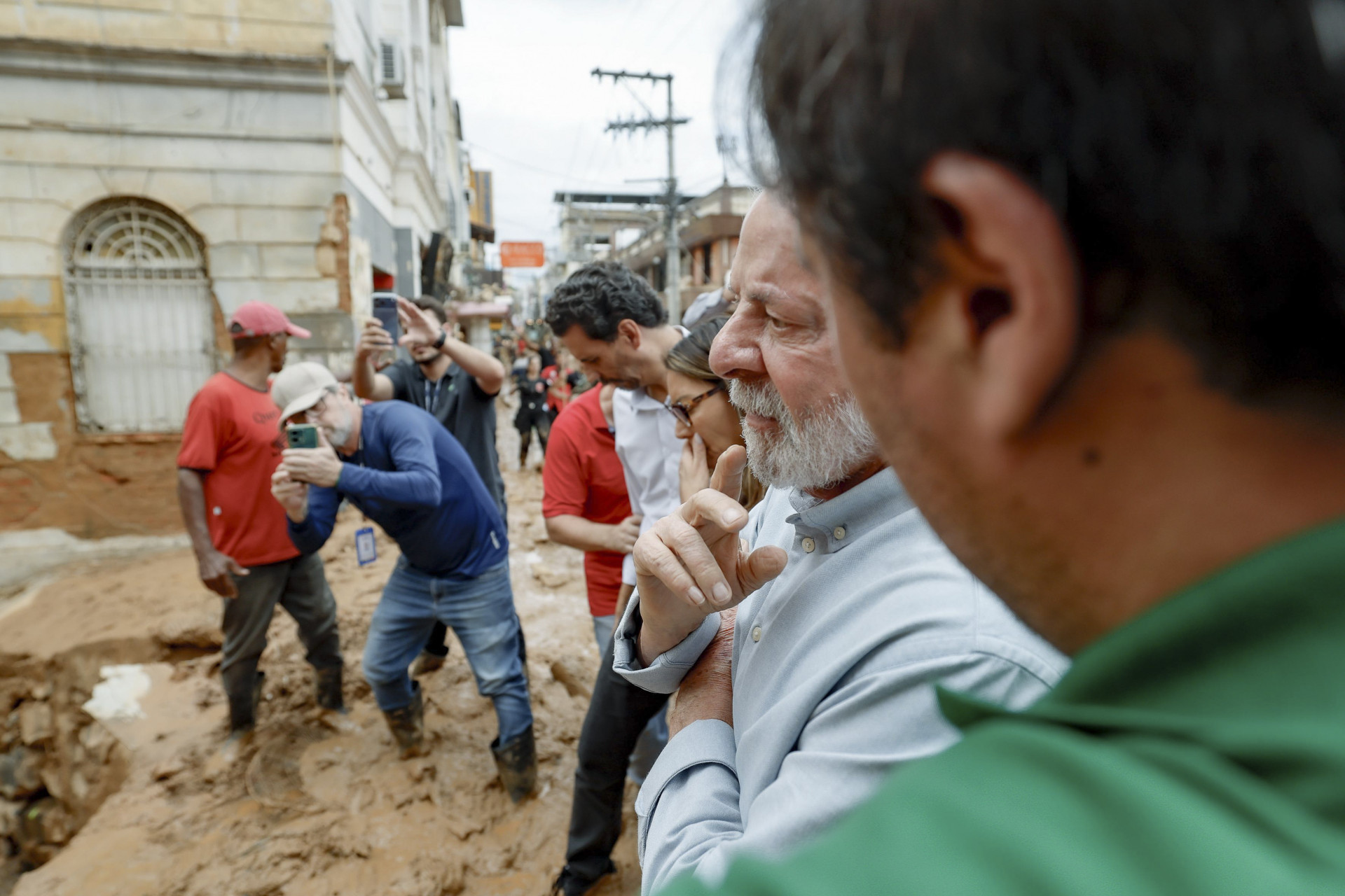 Lula visita áreas afetadas por enchentes, em Minas Gerais - Ricardo Stuckert / PR