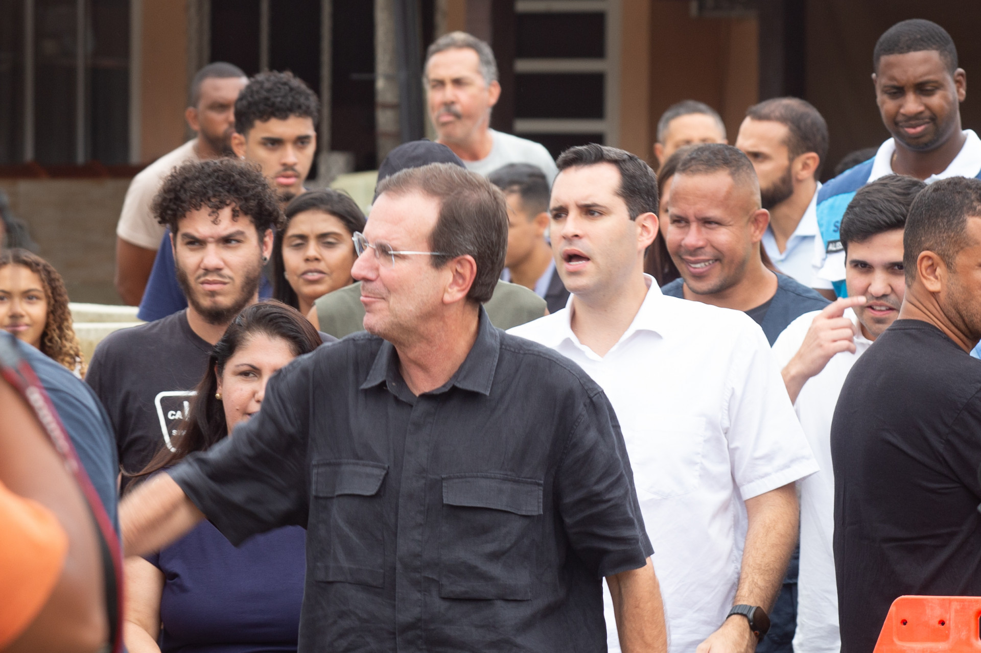 Prefeito Eduardo Paes acompanhou o in&iacute;cio das obras de drenagem nos condom&iacute;nios Villagio Campinho
 - &Eacute;rica Martin/Ag&ecirc;ncia O Dia