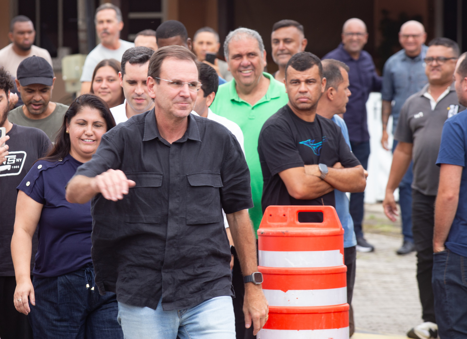 Prefeito Eduardo Paes acompanhou o in&iacute;cio das obras de drenagem nos condom&iacute;nios Villagio Campinho
 - &Eacute;rica Martin/Ag&ecirc;ncia O Dia
