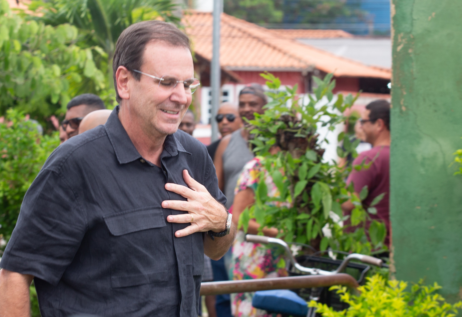 Prefeito Eduardo Paes acompanhou o in&iacute;cio das obras de drenagem nos condom&iacute;nios Villagio Campinho
 - &Eacute;rica Martin/Ag&ecirc;ncia O Dia