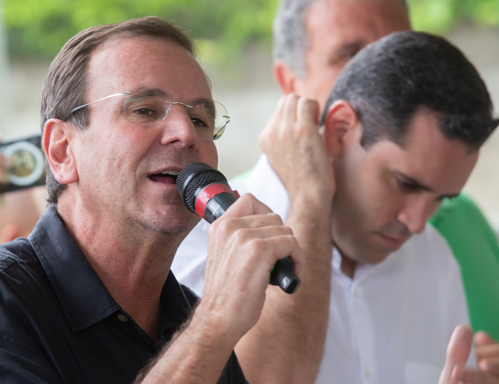 Prefeito Eduardo Paes acompanhou o in&iacute;cio das obras de drenagem nos condom&iacute;nios Villagio Campinho
 - &Eacute;rica Martin/Ag&ecirc;ncia O Dia