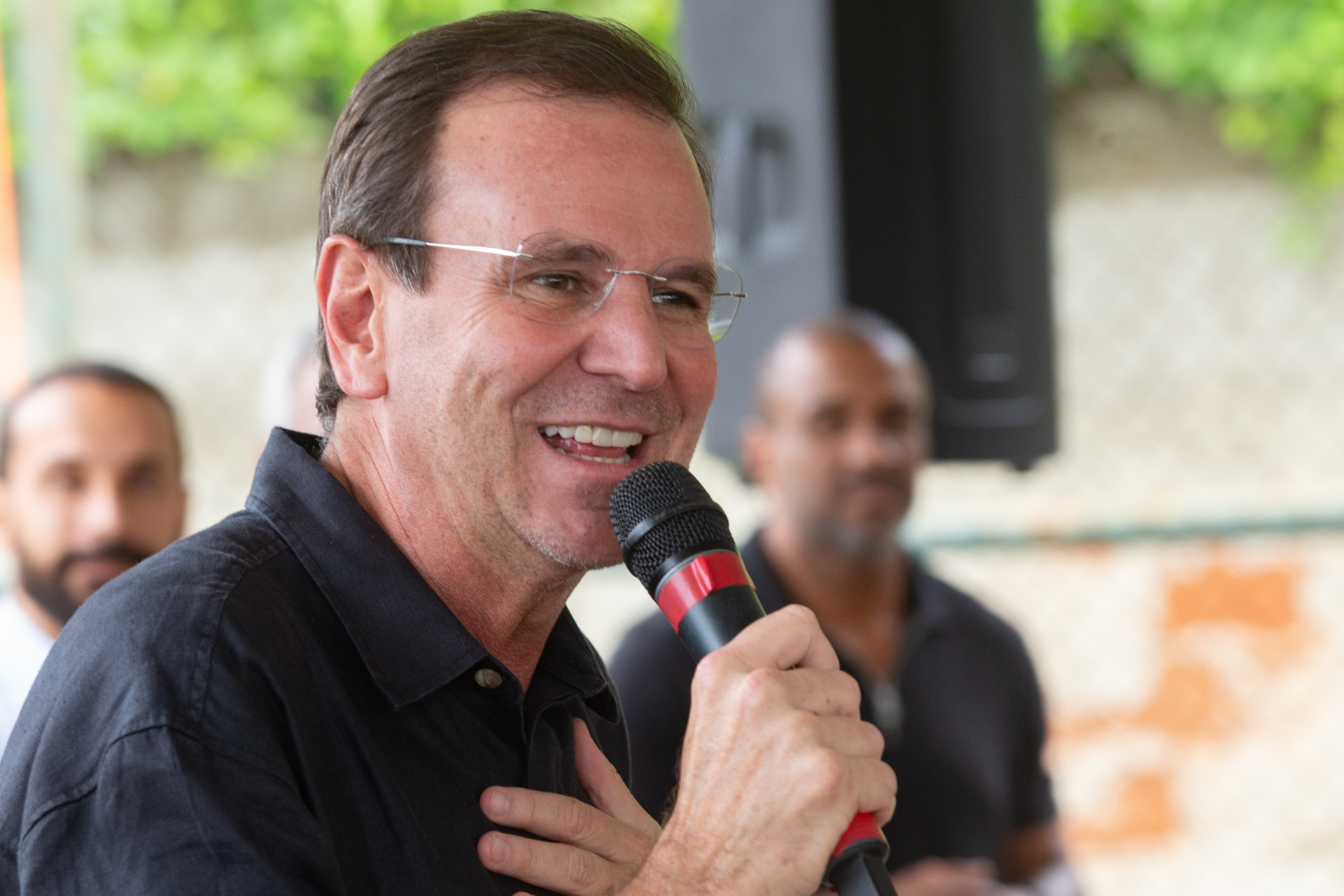 Prefeito Eduardo Paes acompanhou o in&iacute;cio das obras de drenagem nos condom&iacute;nios Villagio Campinho
 - &Eacute;rica Martin/Ag&ecirc;ncia O Dia