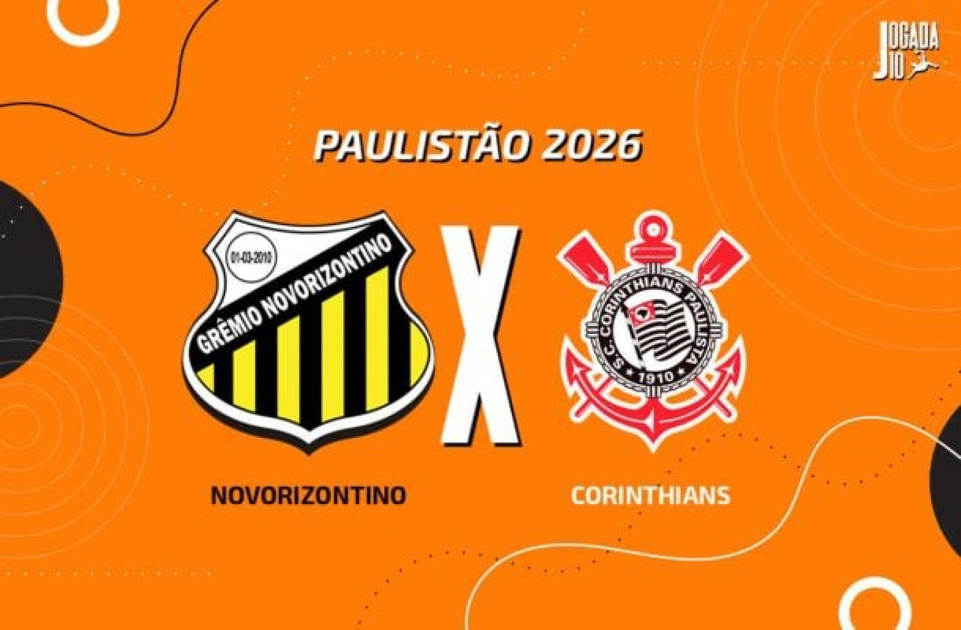 Novorizontino x Corinthians, AO VIVO, com a Voz do Esporte, &agrave;s 19h