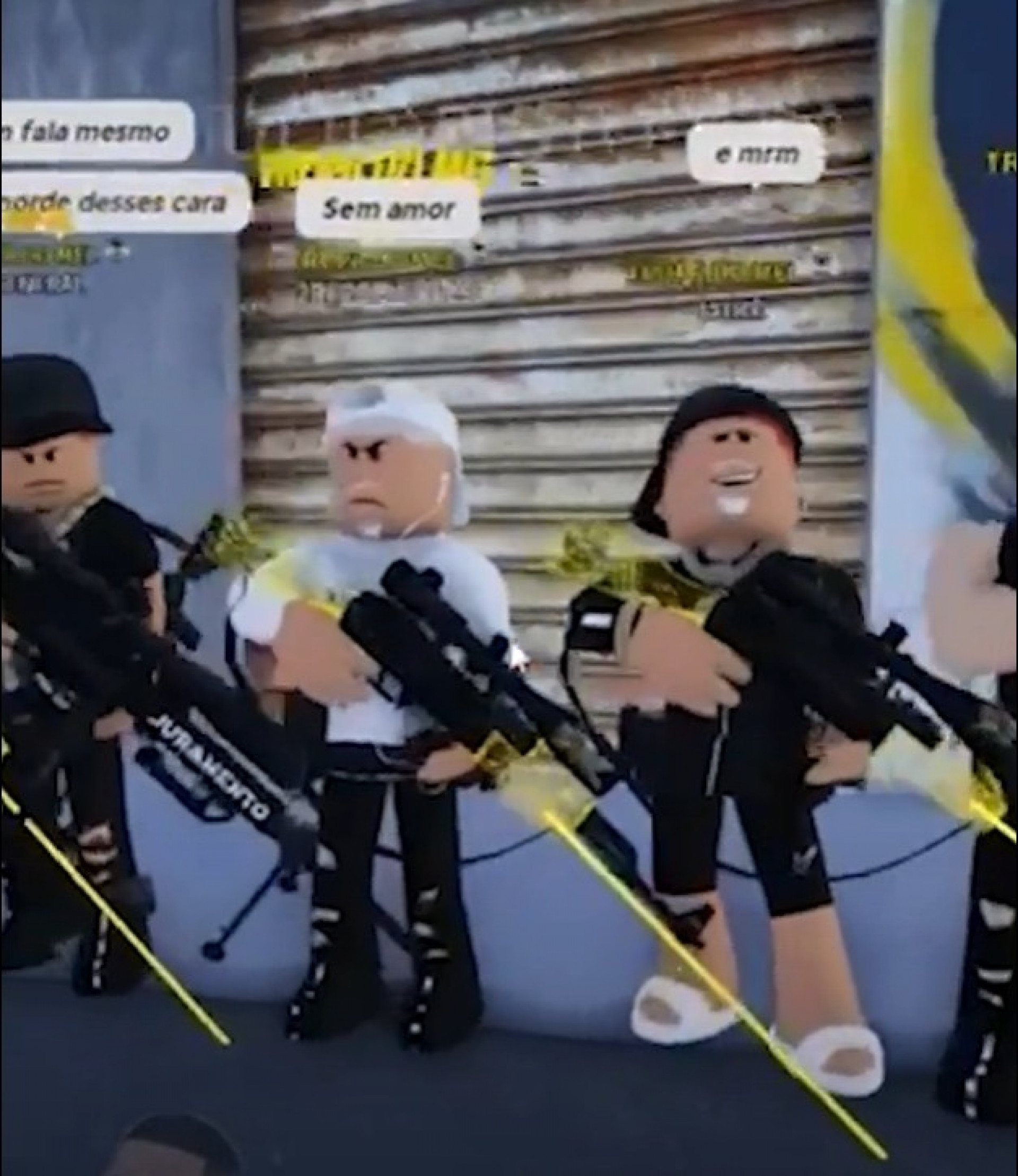 Baile funk que exaltava facções criminosas era simulado para crianças no Roblox - Reprodução / Roblox