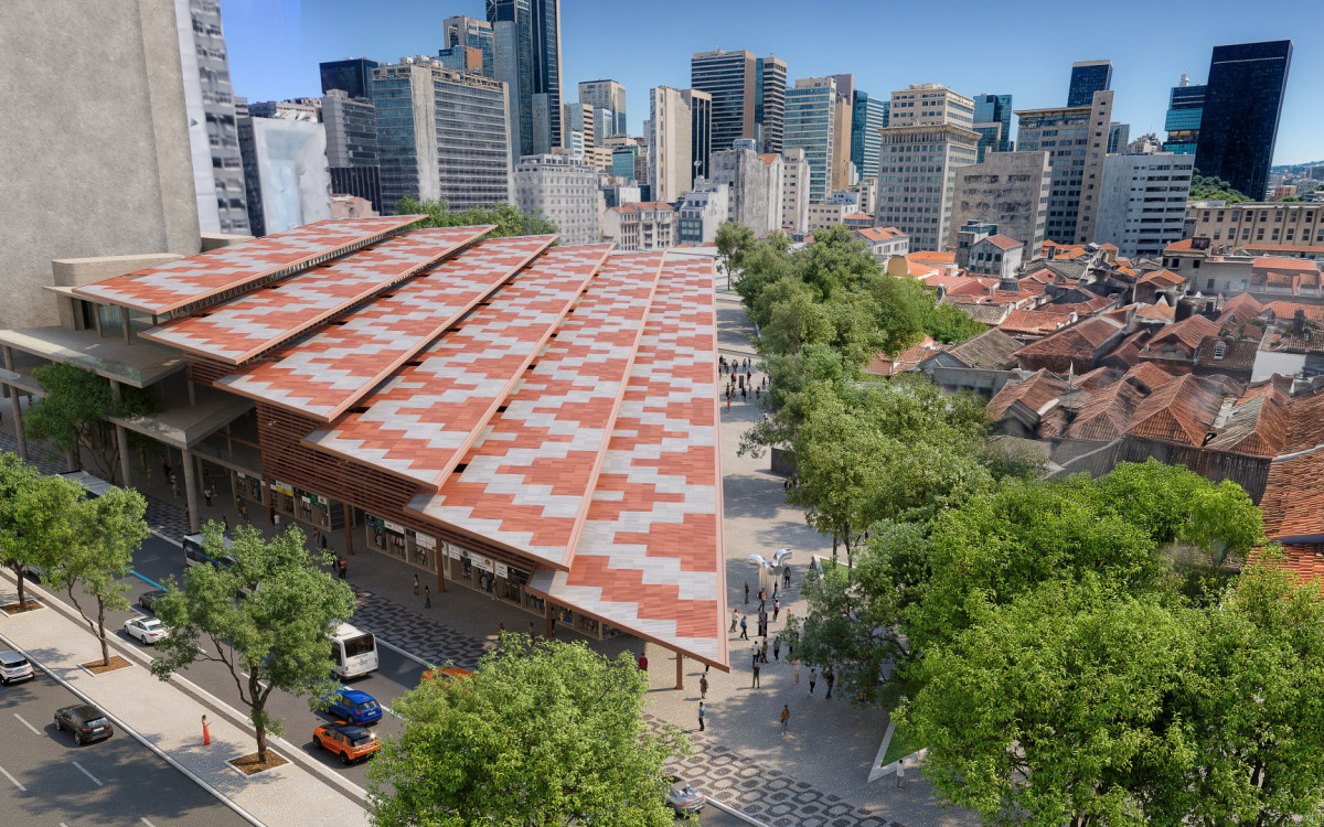 Projeto do Novo Mercado Popular da Uruguaiana - Foto: Divulgação / Prefeitura do Rio