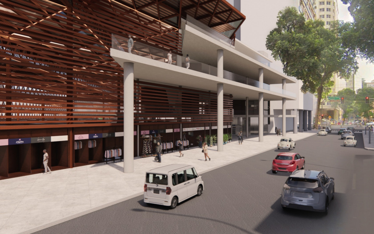 Projeto do Novo Mercado Popular da Uruguaiana - Foto: Divulgação / Prefeitura do Rio