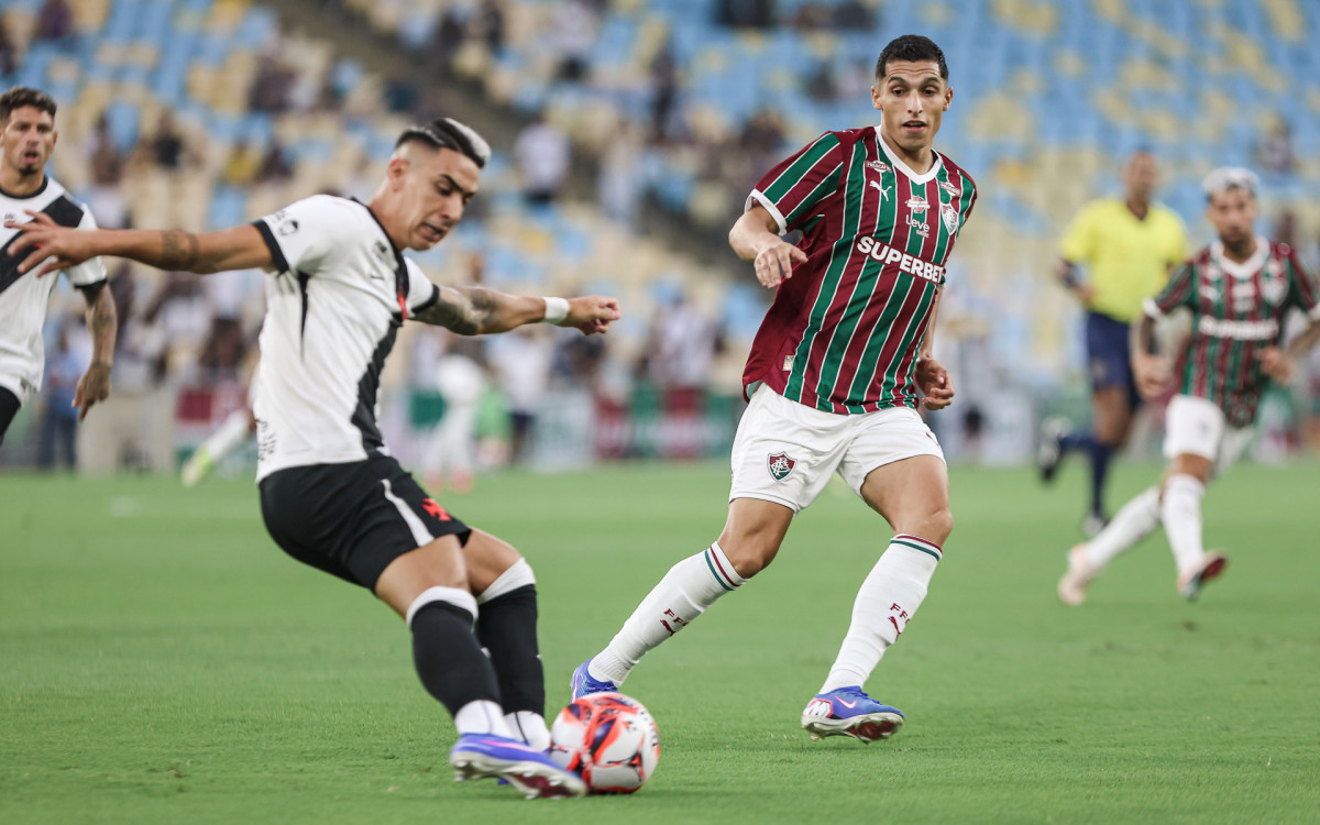 Rio de Janeiro, Brasil - 01/03/2026 - Estádio Maracanã.   
Fluminense enfrenta o Vasco esta noite no Maracanã pela partida de volta das semifinais do Campeonato Carioca 2026.
FOTO: LUCAS MERÇON / FLUMINENSE F.C.

IMPORTANTE: Imagem destinada a uso institucional e divulgação, seu
uso comercial está vetado incondicionalmente por seu autor e o
Fluminense Football Club.É obrigatório mencionar o nome do autor ou
usar a imagem.
.
IMPORTANT: Image intended for institutional use and distribution.
Commercial use is prohibited unconditionally by its author and
Fluminense Football Club. It is mandatory to mention the name of the
author or use the image.
.
IMPORTANTE: Imágen para uso solamente institucional y distribuición. El
uso comercial es prohibido por su autor y por el Fluminense FootballClub. 
És mandatório mencionar el nombre del autor ao usar el imágen.