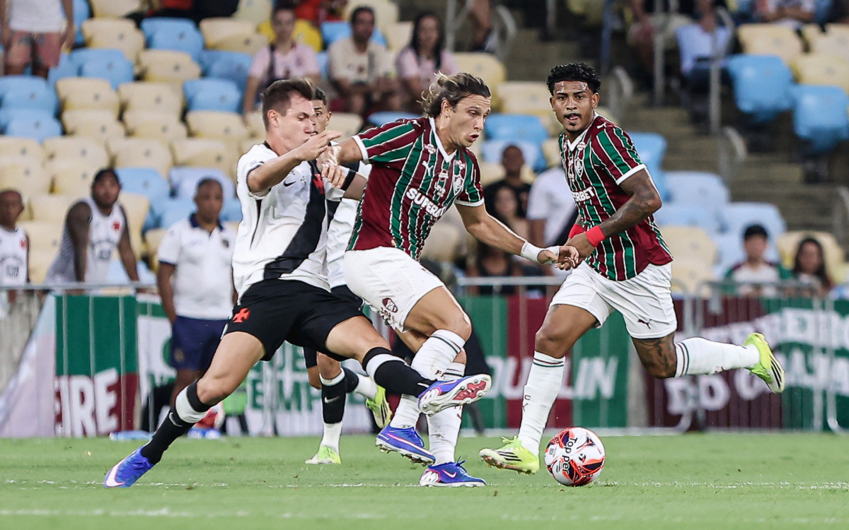 Rio de Janeiro, Brasil - 01/03/2026 - Estádio Maracanã.   
Fluminense enfrenta o Vasco esta noite no Maracanã pela partida de volta das semifinais do Campeonato Carioca 2026.
FOTO: LUCAS MERÇON / FLUMINENSE F.C.

IMPORTANTE: Imagem destinada a uso institucional e divulgação, seu
uso comercial está vetado incondicionalmente por seu autor e o
Fluminense Football Club.É obrigatório mencionar o nome do autor ou
usar a imagem.
.
IMPORTANT: Image intended for institutional use and distribution.
Commercial use is prohibited unconditionally by its author and
Fluminense Football Club. It is mandatory to mention the name of the
author or use the image.
.
IMPORTANTE: Imágen para uso solamente institucional y distribuición. El
uso comercial es prohibido por su autor y por el Fluminense FootballClub. 
És mandatório mencionar el nombre del autor ao usar el imágen.