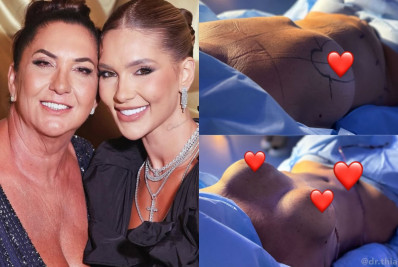 Virginia Fonseca revela resultado de cirurgias plásticas da mãe e comemora: 'Corpinho de jovem'