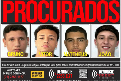 Disque Denúncia pede informações sobre envolvidos em estupro coletivo contra jovem em Copacabana