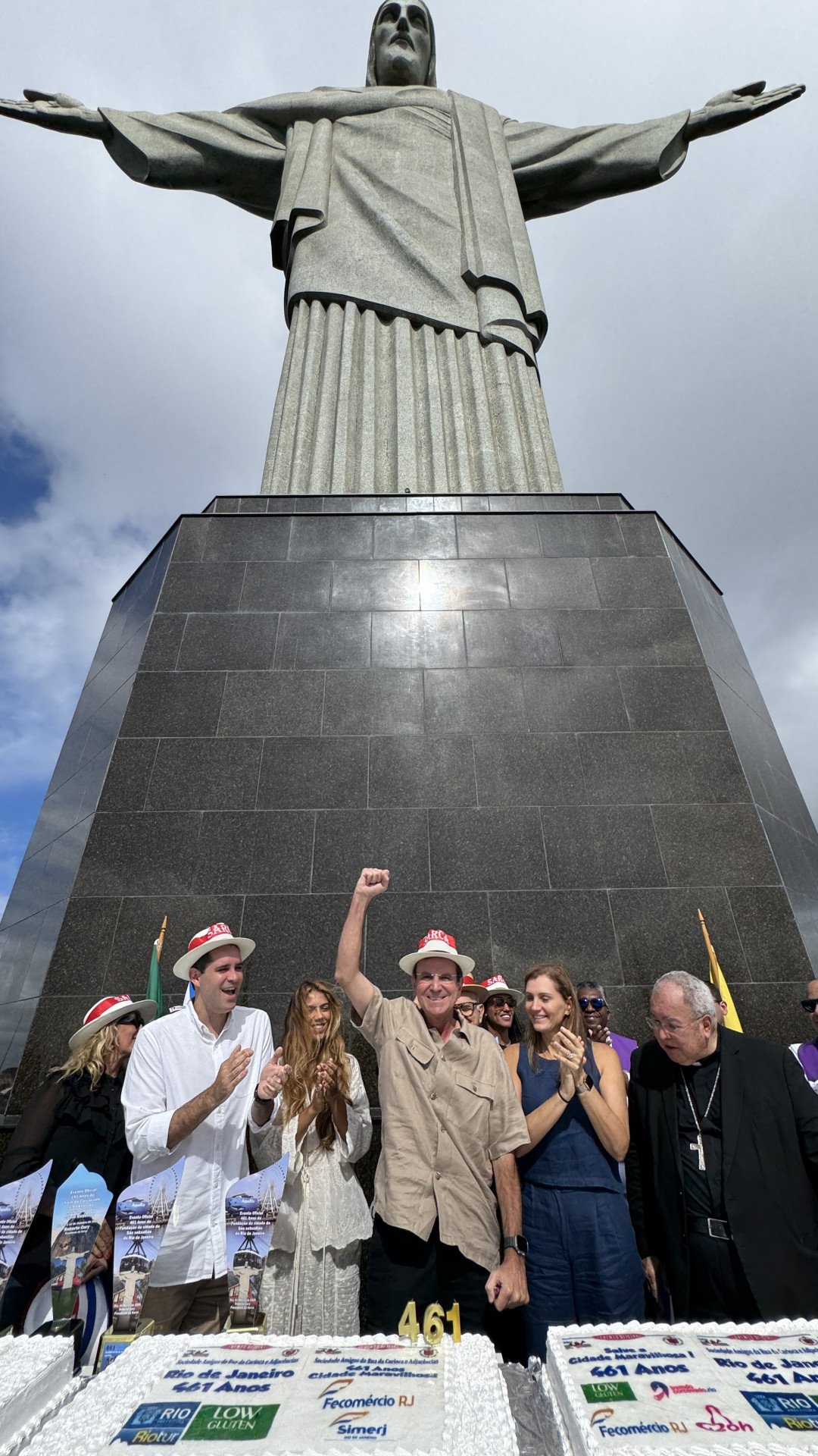 Santuário Cristo Redentor celebra 461 anos da cidade do Rio de Janeiro - Marcelo Piu/Prefeitura do Rio