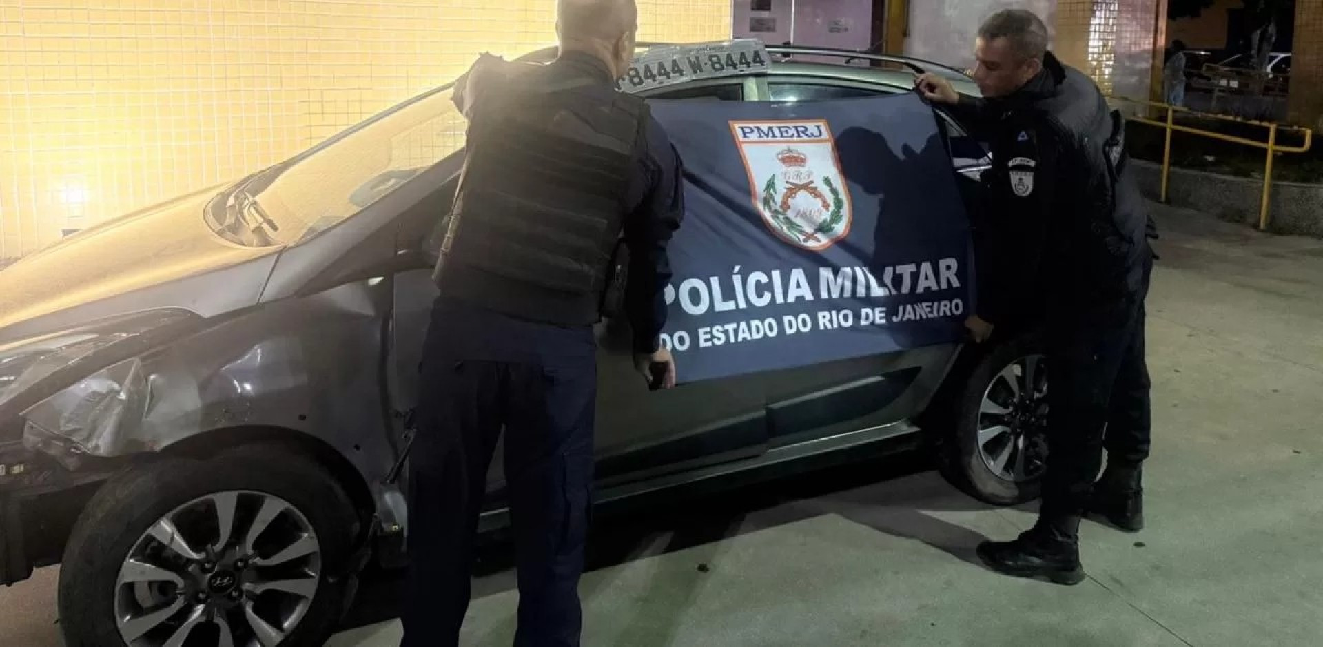 Carro roubado &eacute; recuperado - Reprodu&ccedil;&atilde;o/PM