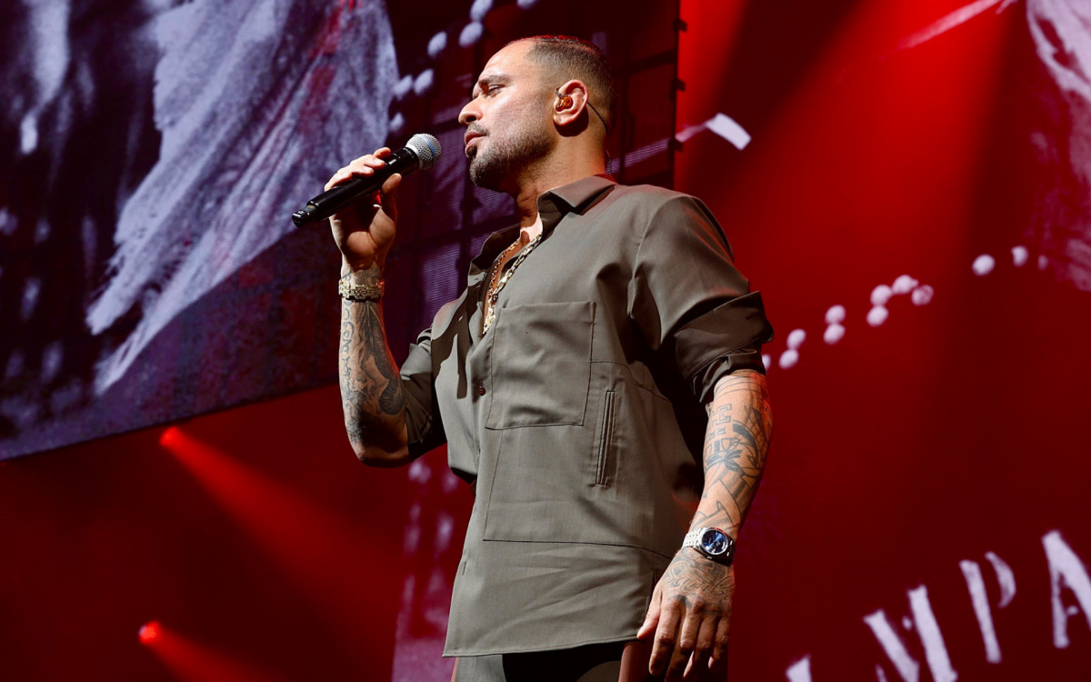 Diogo Nogueira durante show no Rio