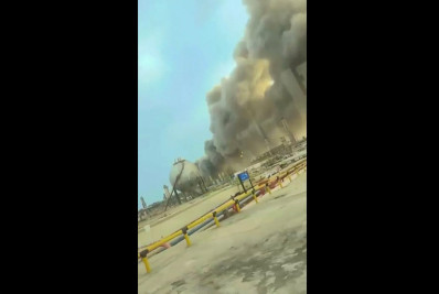 Vídeo: Arábia Saudita fecha refinaria de Ras Tanura, após ataque do Irã