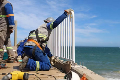Píer de Costazul entra na reta final e ganha nova cara em Rio das Ostras