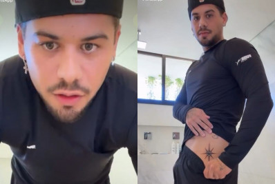 Zé Felipe esclarece boatos sobre tatuagem íntima