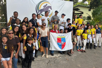 Escola de Hipismo de Volta Redonda sobe nove vezes ao pódio na 1º etapa da Liga Carioca