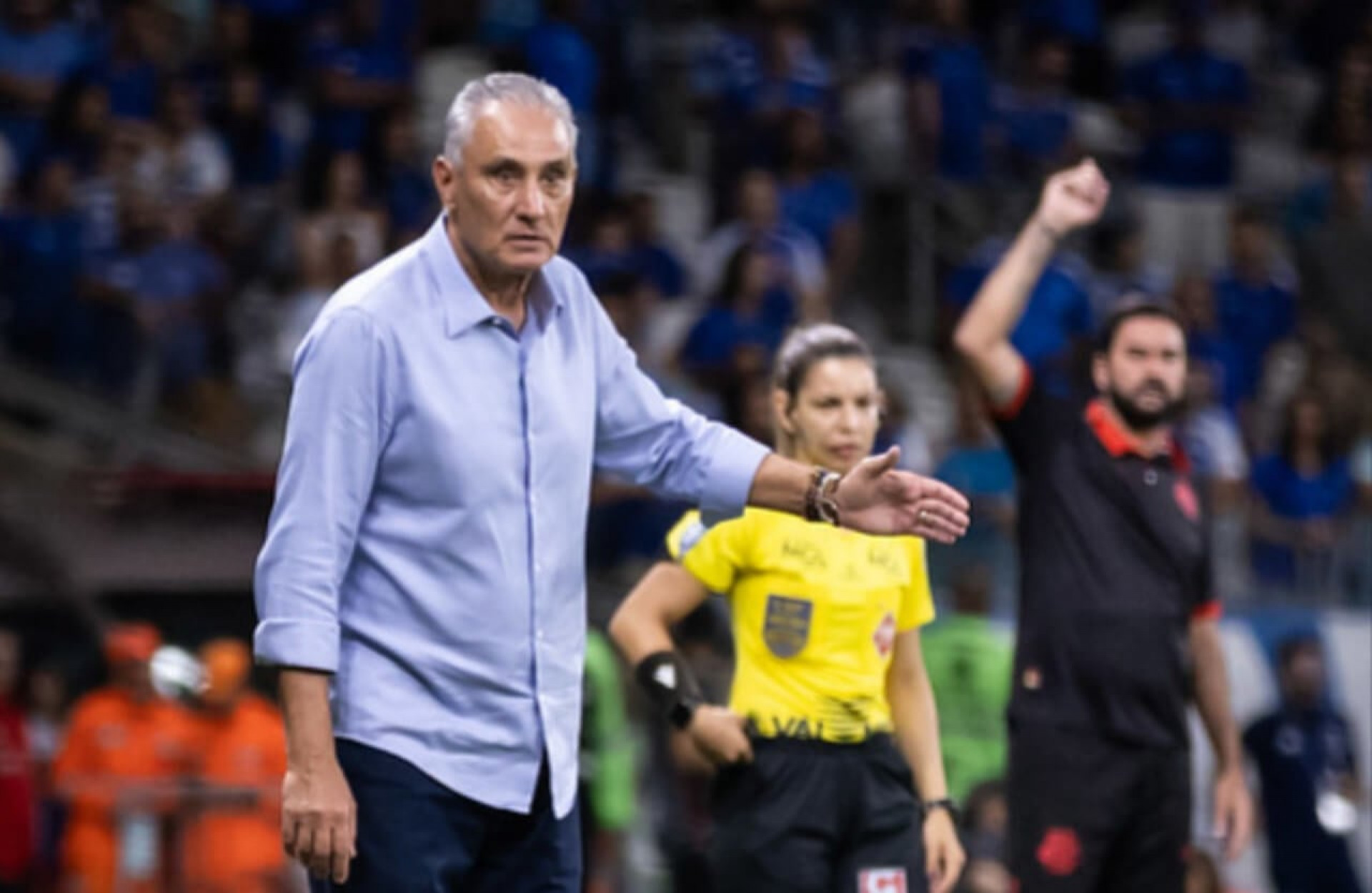 Apesar de s&eacute;rie invicta, Tite busca respaldo da torcida do Cruzeiro
