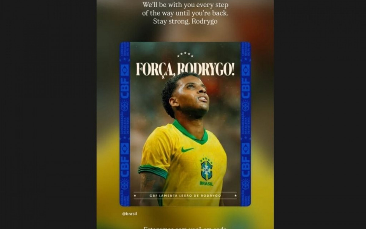 Ancelotti manda recado para Rodrygo ap&oacute;s les&atilde;o: “Fique forte”