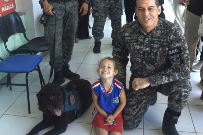 Maricá inicia atendimento terapêutico com cães para crianças com dificuldades especiais