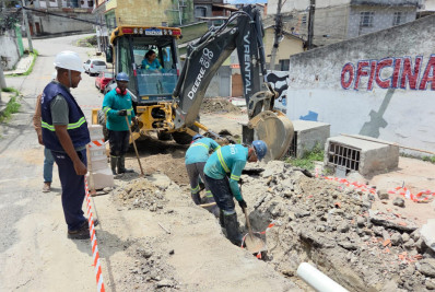 Bairros de São Gonçalo recebem nova rede de distribuição de água