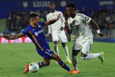 Getafe devolve provocação a Vini Jr após vitória no Santiago Bernabéu