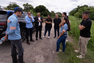 Guilherme Delaroli, presidente da Alerj, visita Itaguaí
