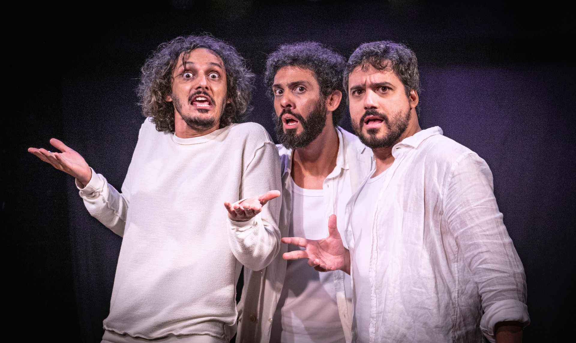 André Dale, Leandro Soares e George Sauma  - Ricardo Brajterman / Divulgação