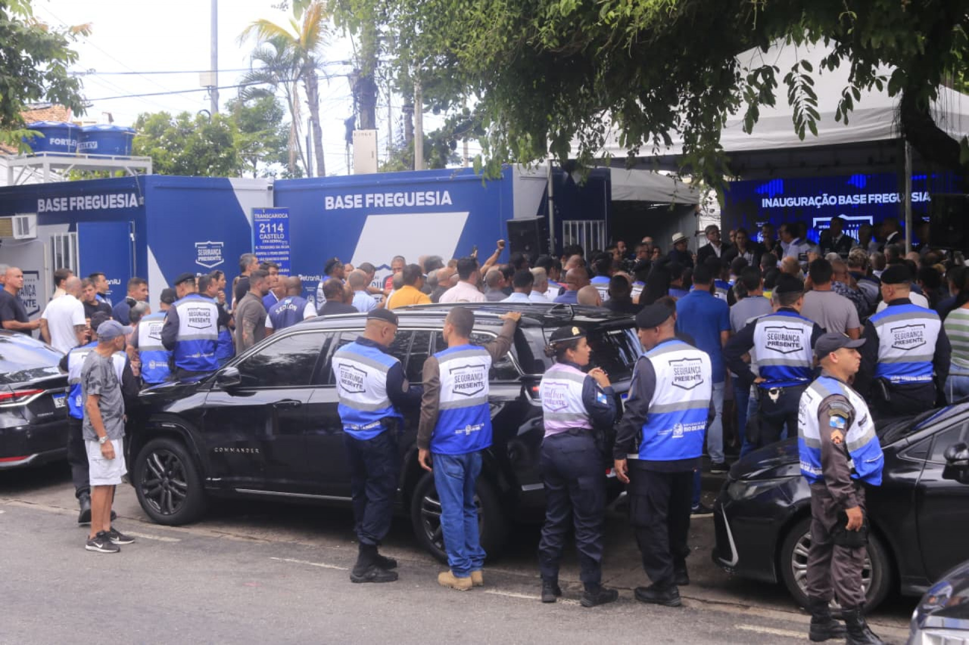 Base da Freguesia está localizada na Praça Jorge da Costa Pinto - Carlos Elias / Agência O Dia