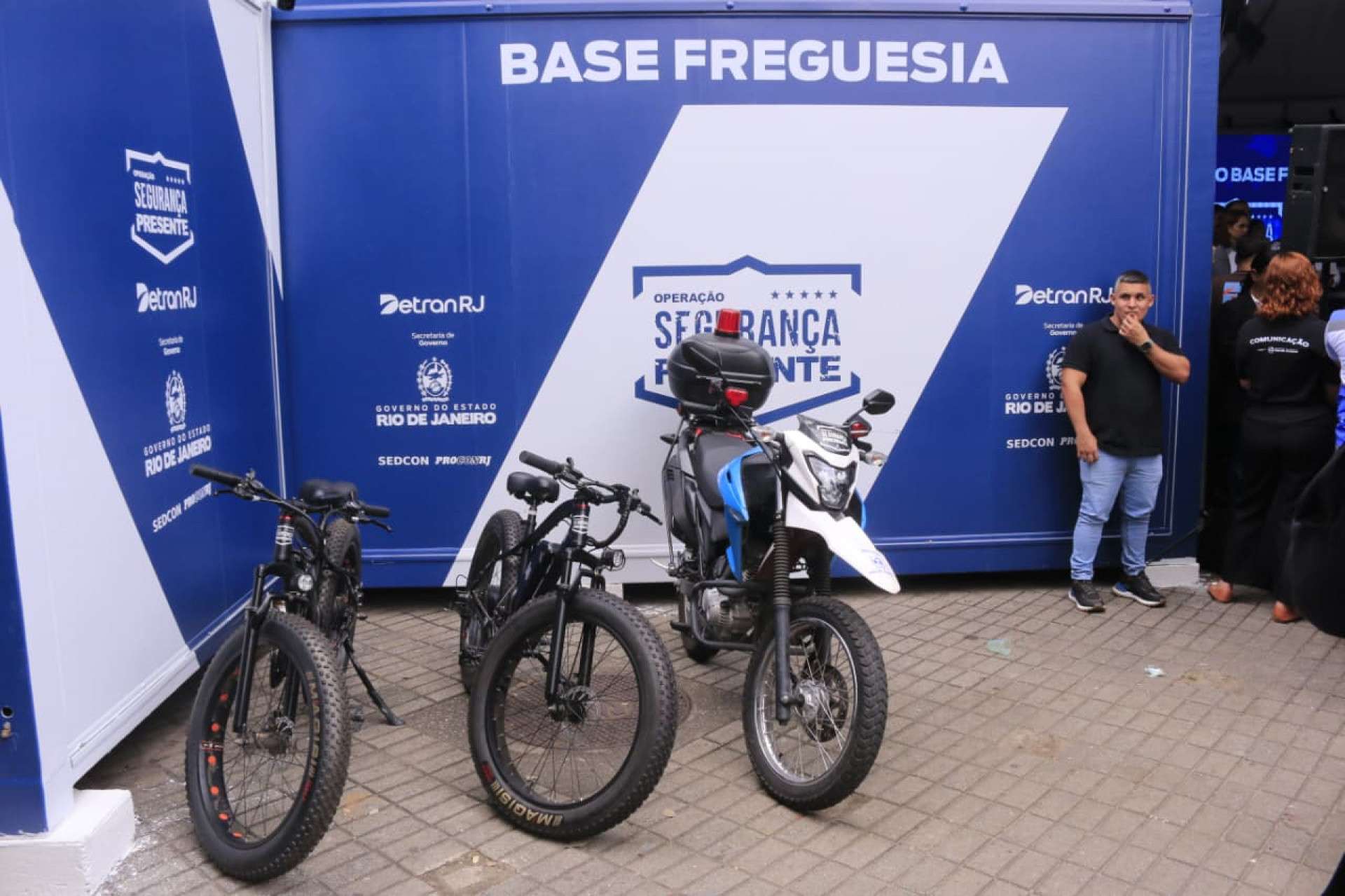 Base da Freguesia está localizada na Praça Jorge da Costa Pinto - Carlos Elias / Agência O Dia